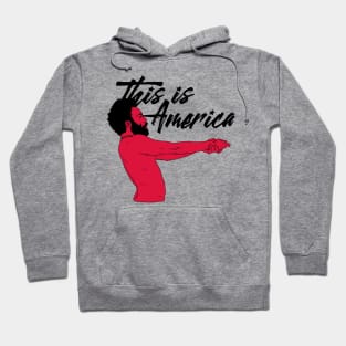 This is America White Hoodie